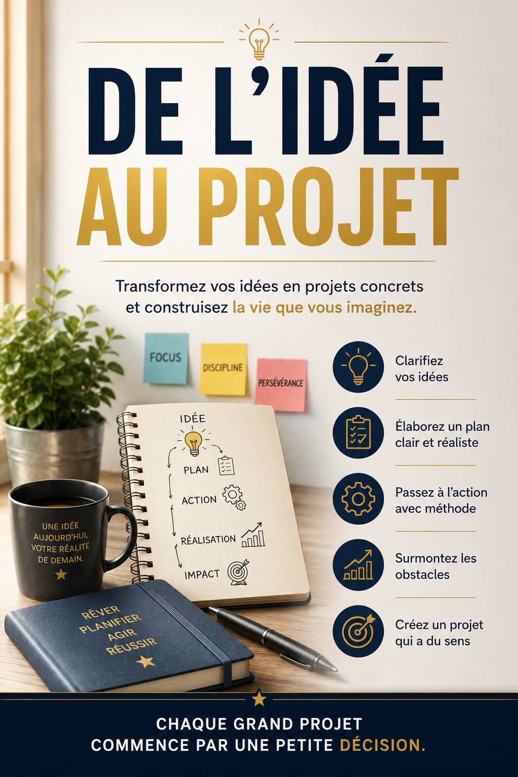 Couverture de l’eBook De l’idée au projet
